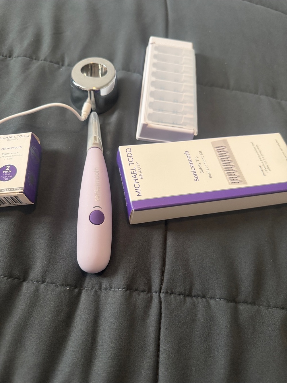 Michael Todd Beauty Sonicsmooth Handle & 16 Replacement Tips - Picture 7 of 7